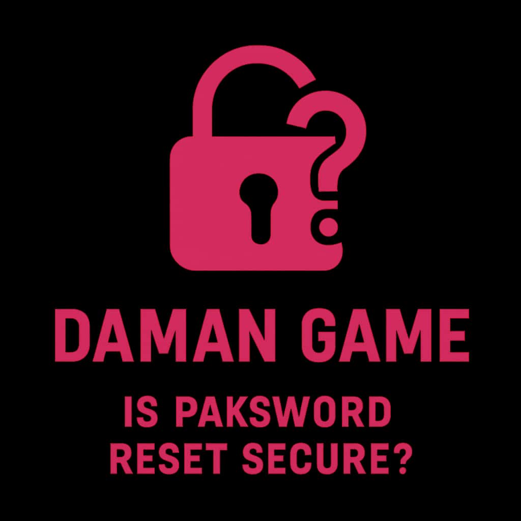 A badge symbolizing security in password reset for Daman Game.