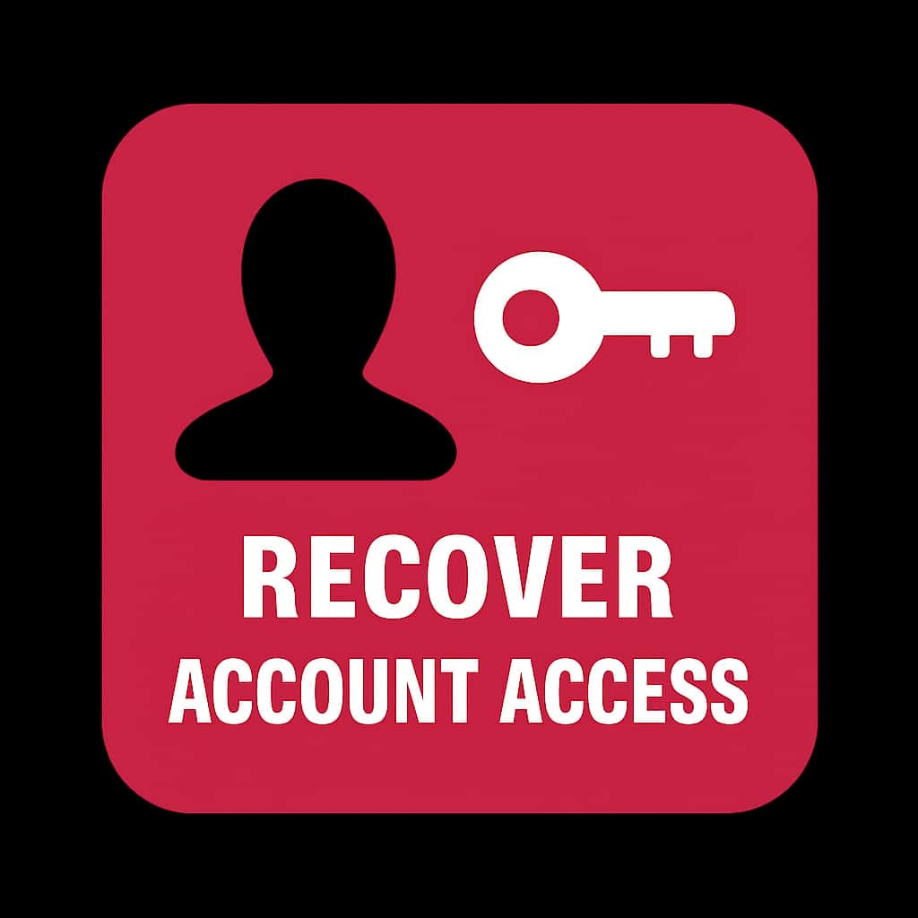 Icon representing Daman Game account recovery process.