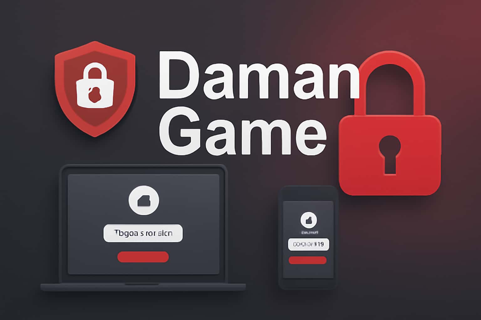 A secure access interface for Daman Game account management.