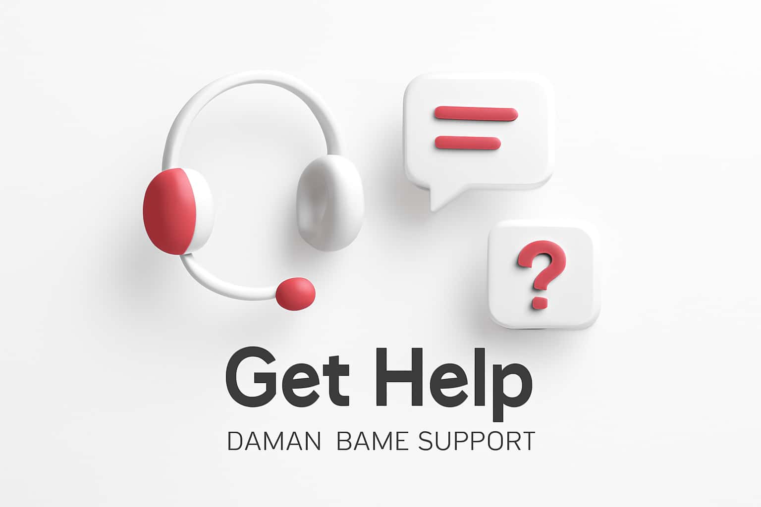 Get Help - Daman Game Support Interface