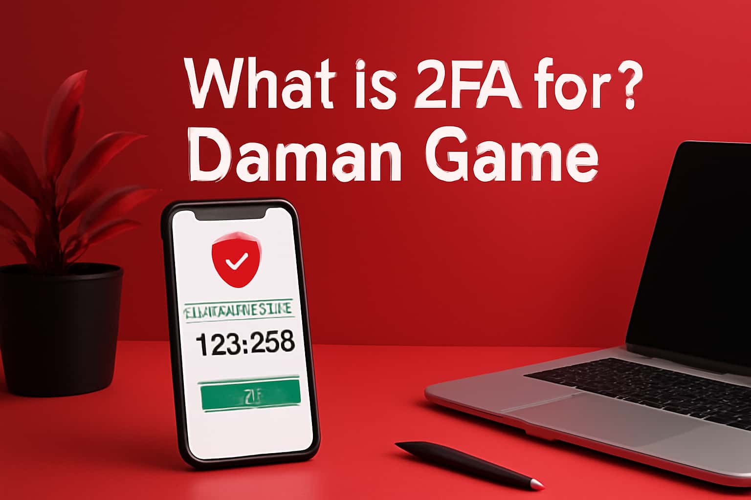 An informative scene demonstrating 2FA process for Daman Game.